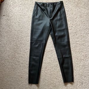 Zara leather pants